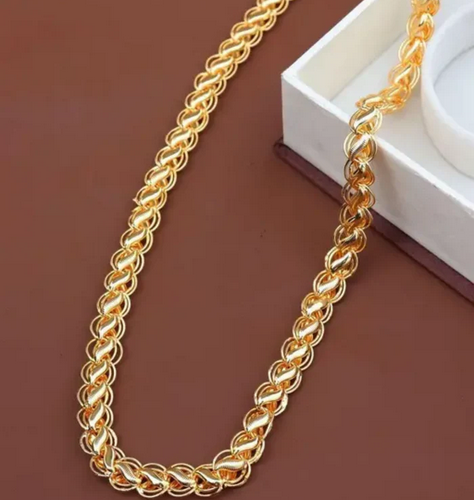 Trendy Gold Plated Rope Chain – Style Meets Quality You Can Trust!