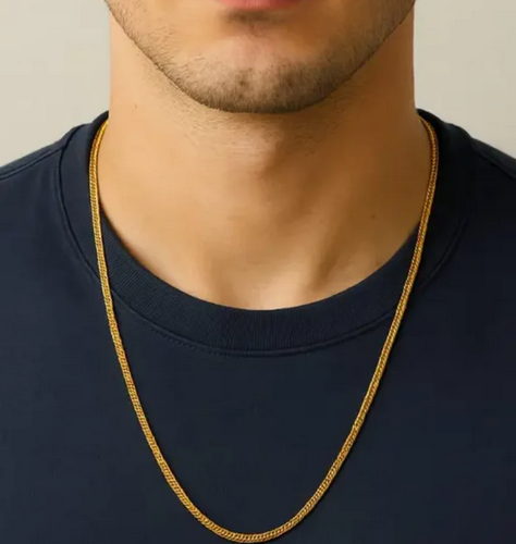 Premium Unisex Gold Plated Chain – Style That Speaks Luxury Without the Price Tag!