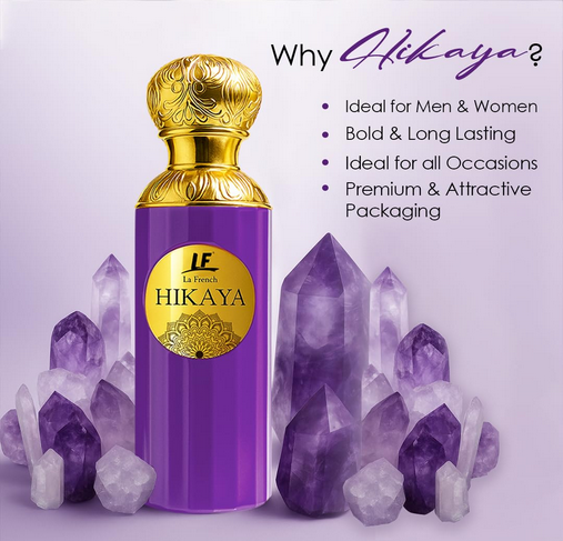 La French Hikaya Violet Dreams – Premium Unisex Long-Lasting Perfume (100 ml)